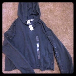 VS PINK cropped hoodie